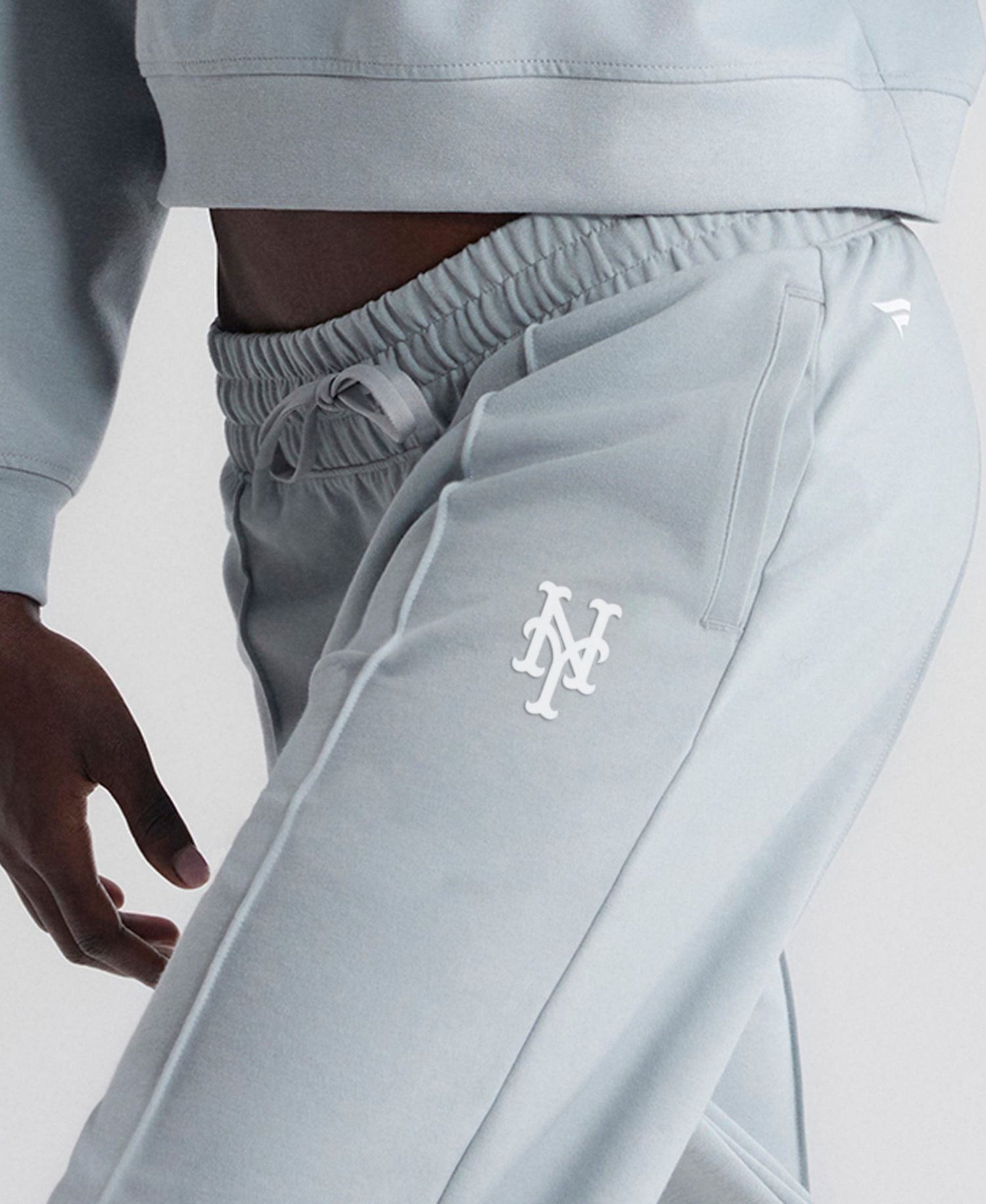 Women's New York Mets Clutch Wide-Leg Double-Knit Drawstring Pants