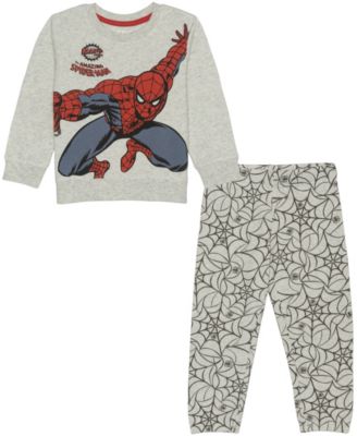 Toddler Boys' 12M-5T Spider-Man Long-Sleeve T-Shirt and Pants, 2-Piece Set