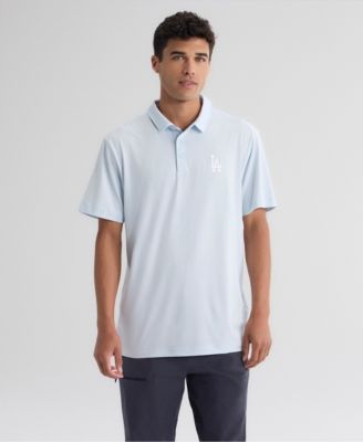 Men's Light Blue Los Angeles Dodgers Clutch Polo Shirt