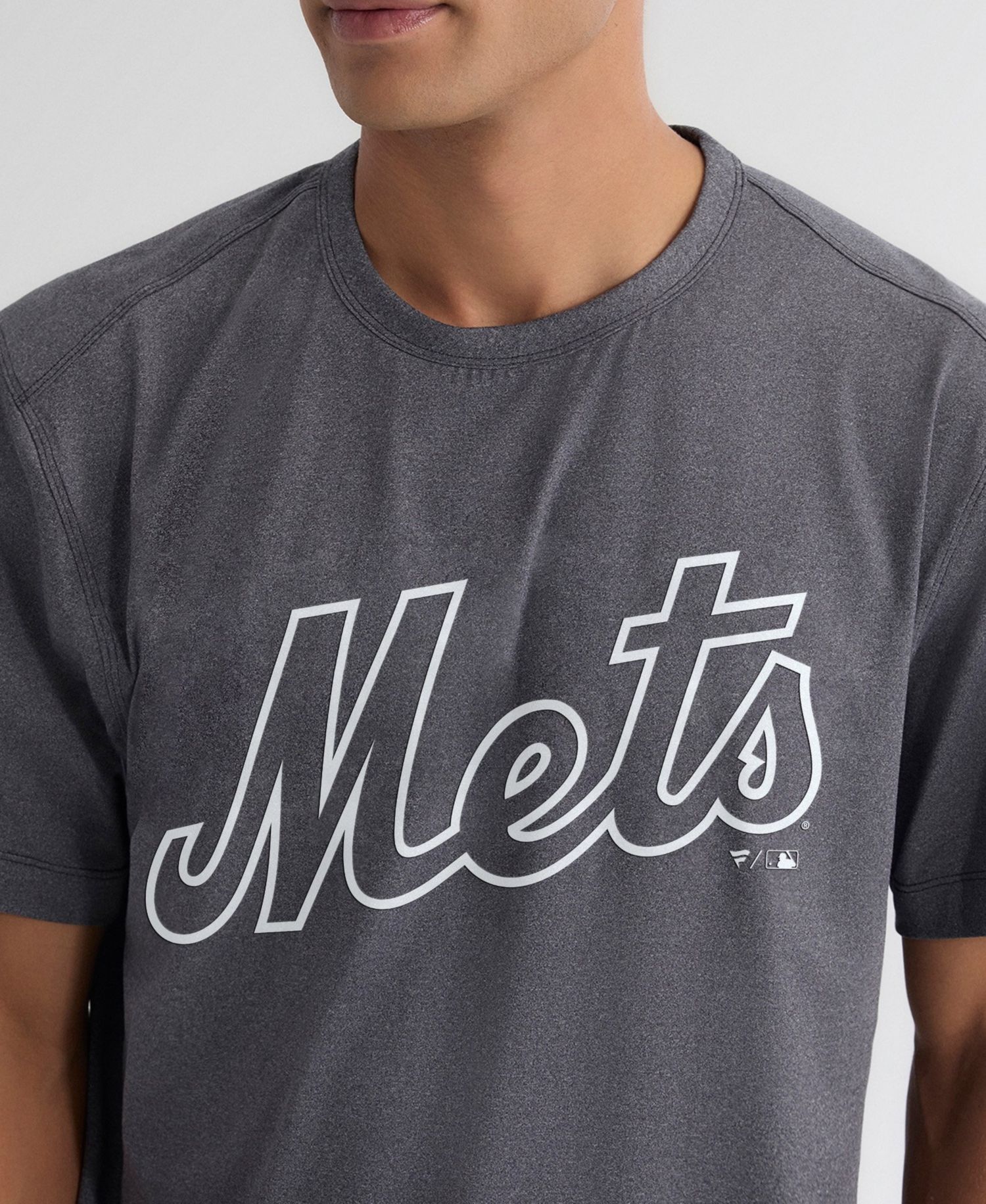 Men's Charcoal New York Mets Clutch Winning Edge T-Shirt
