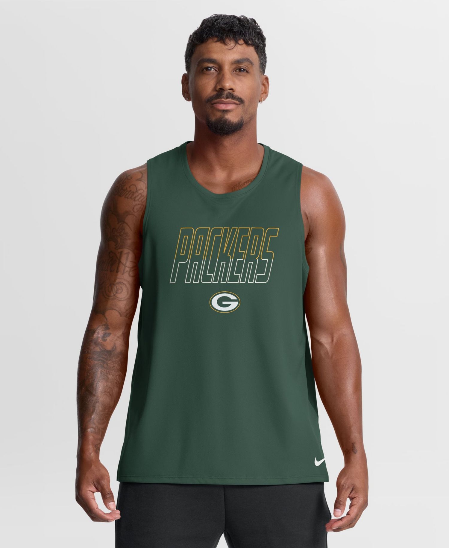 Men's Green Bay Packers Kickoff Miler Dri-FIT Tank&iquest; Top
