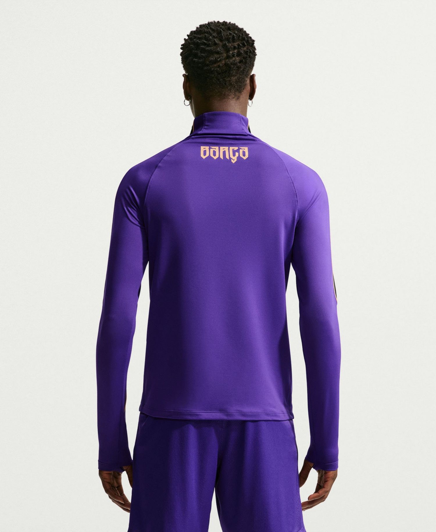 Men's Purple Barcelona 2026/27 Away Strike Drill Dri-FIT Quarter-Zip Top