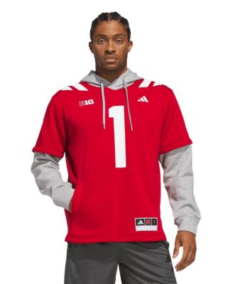 Men's 1 Scarlet Nebraska Huskers Home Hoodie