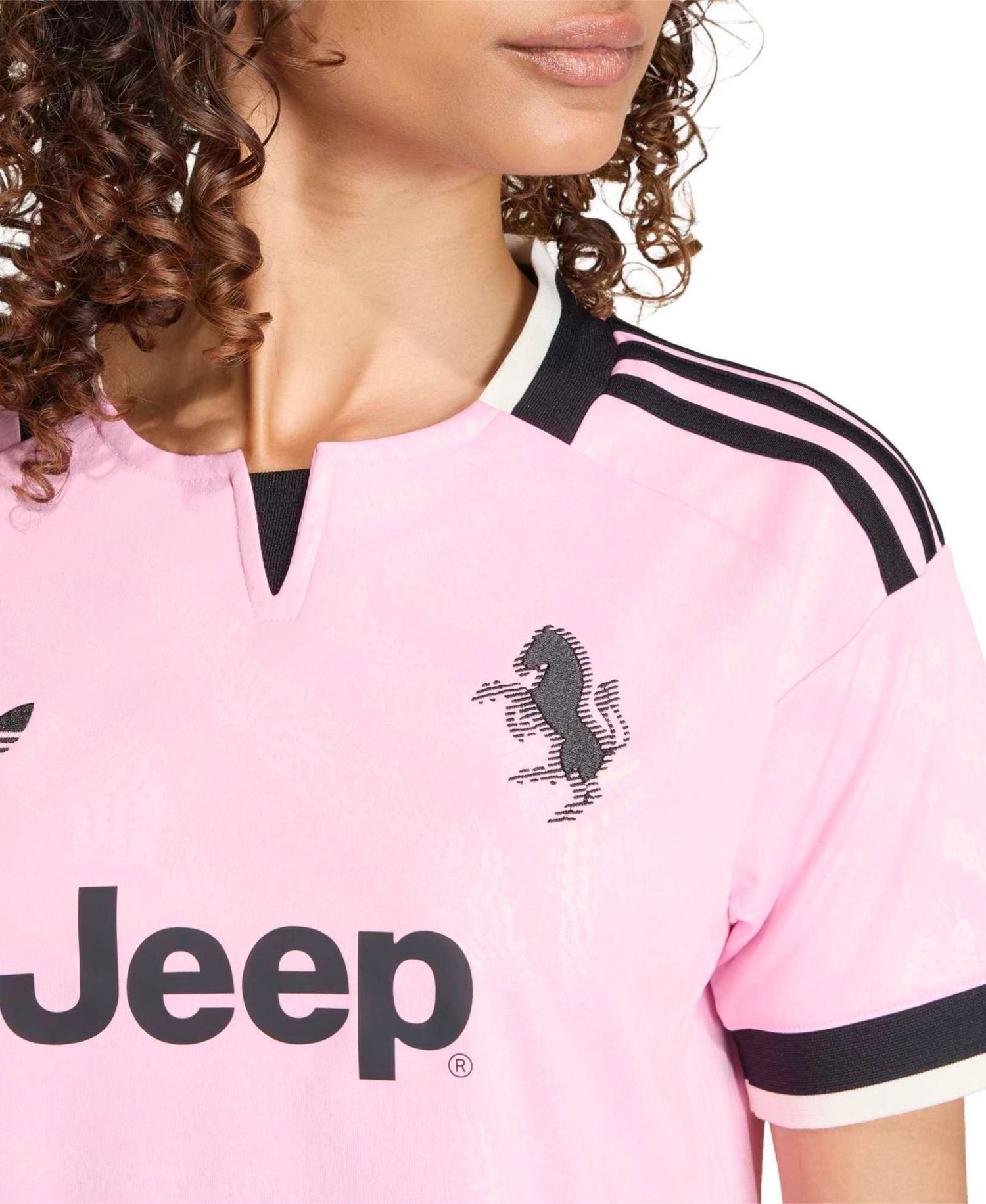 Women's Pink Juventus 2026/27 Away Cropped Replica Jersey