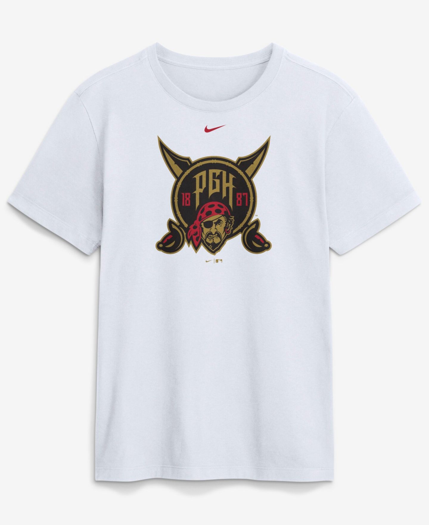 Мужская футболка Nike White Pittsburgh Pirates City Connect Club — фото 5