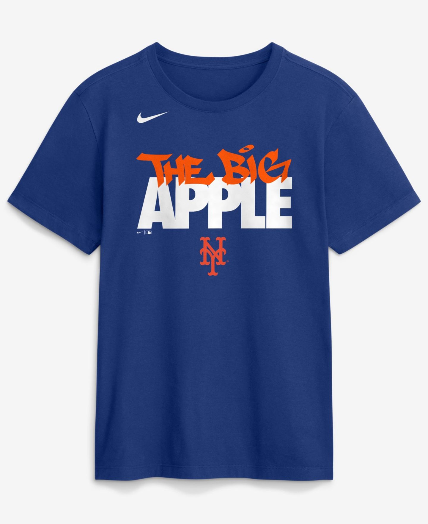 Мужская футболка Nike Royal New York Mets City Connect Handwriting Club — фото 1