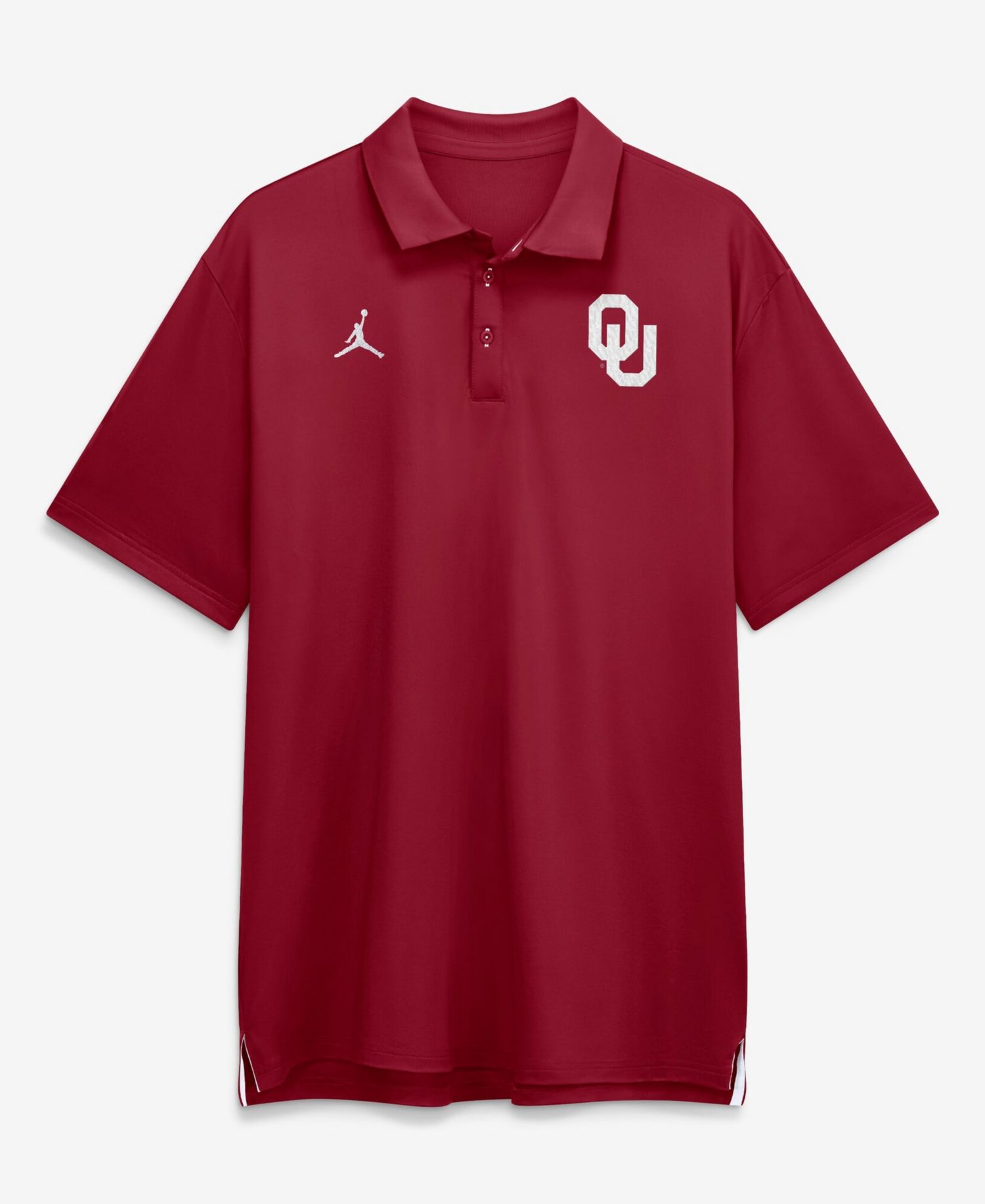 Men's Crimson Oklahoma Sooners 2026 Sideline Tour Dri-FIT Polo Shirt