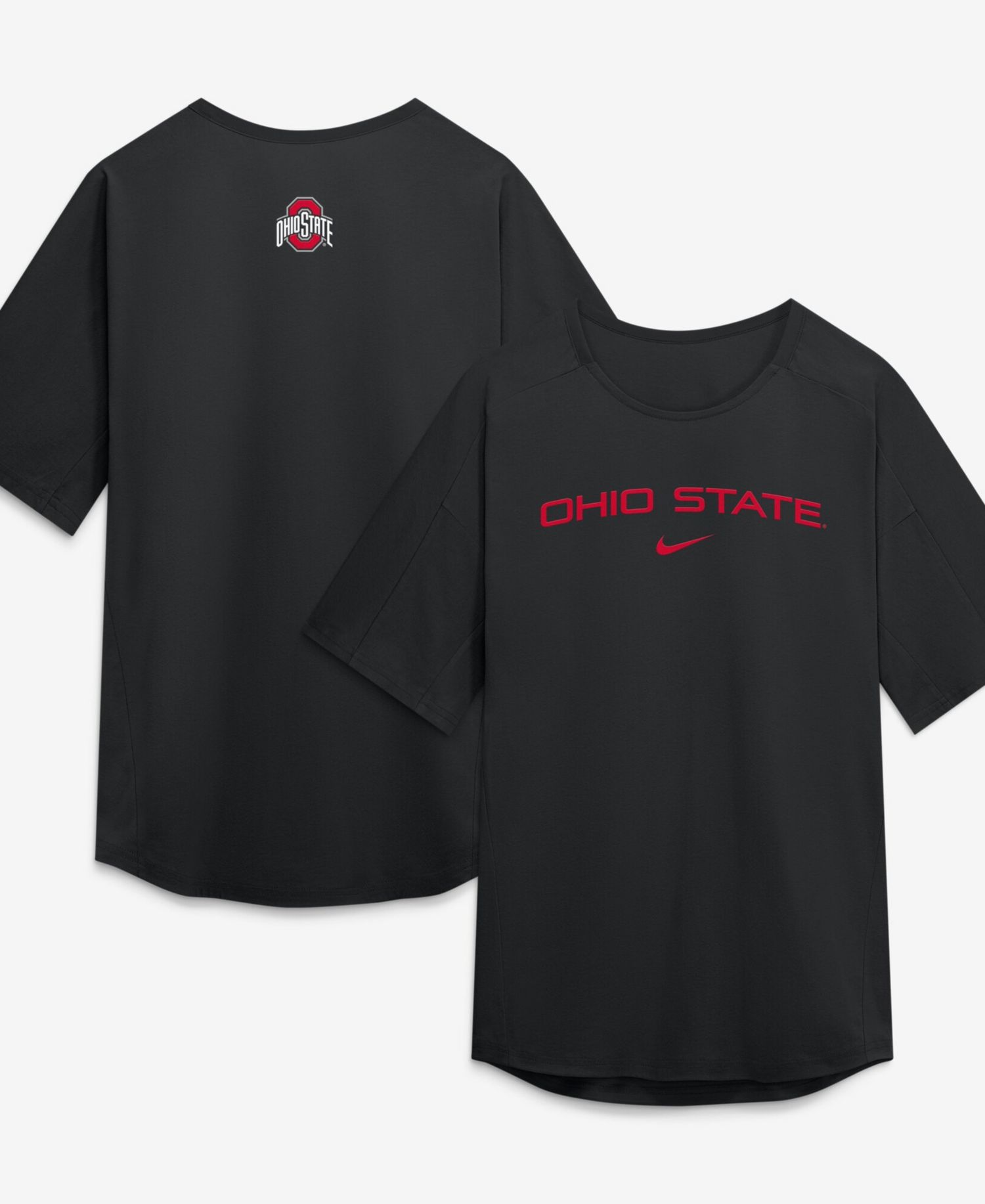 Men's Black Ohio State Buckeyes Golf Club Shirt