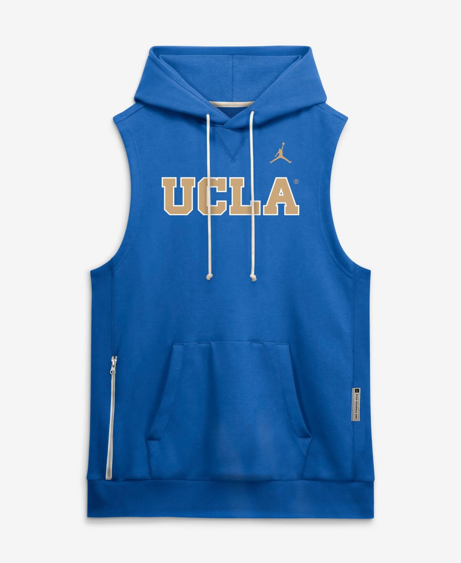 Men's Blue UCLA Bruins 2026 Sideline Sleeveless Dri-FIT Hoodie