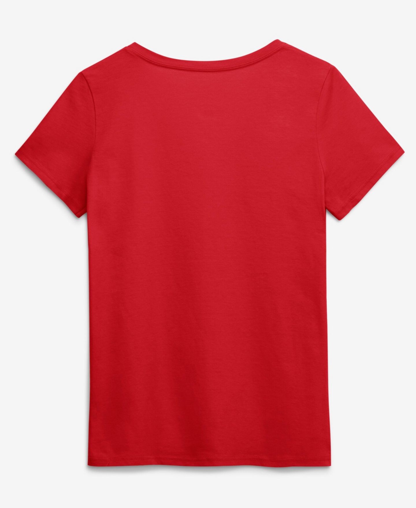 Женская футболка Logo Athletic Red Kansas City Chiefs Primary Logo V-Neck — фото 2