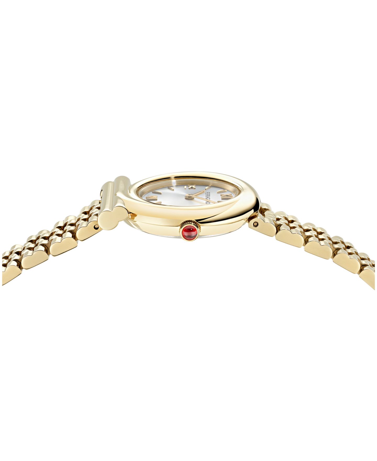 Женские часы Ferragamo Gold-Tone Bracelet Watch 28mm — фото 2