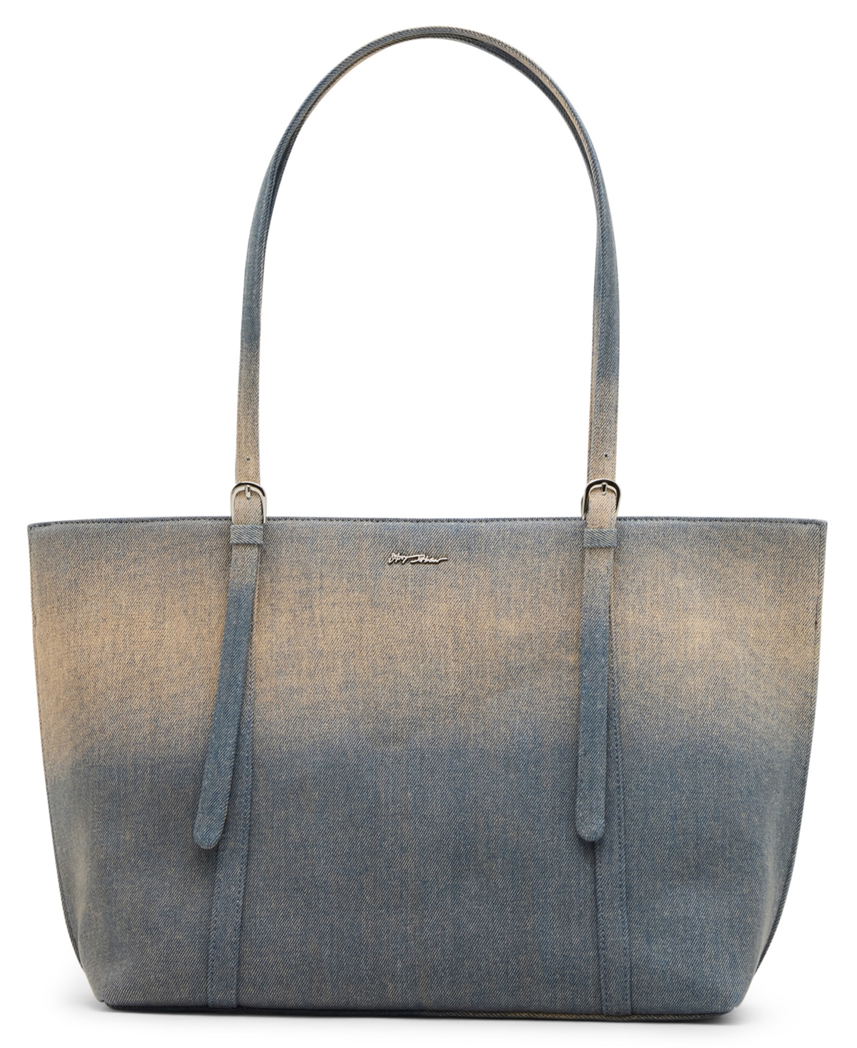 Betsey Johnson Slouchy Denim Tote Handbag