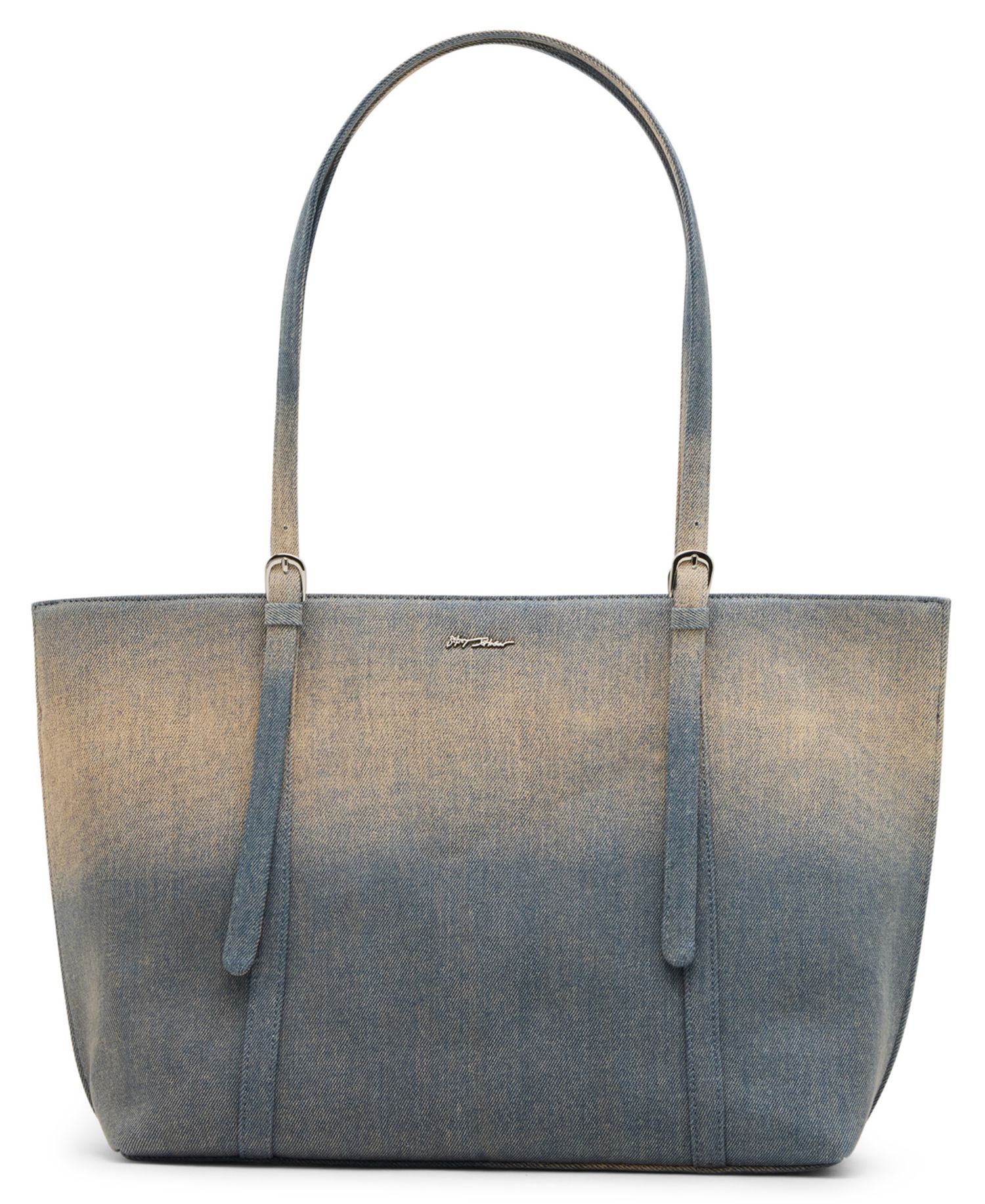 Slouchy Denim Tote Handbag