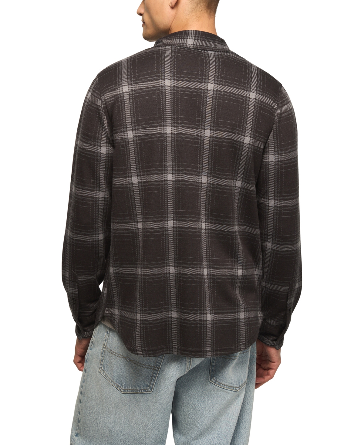 Lucky Brand Men's Plaid Brushed Shirt