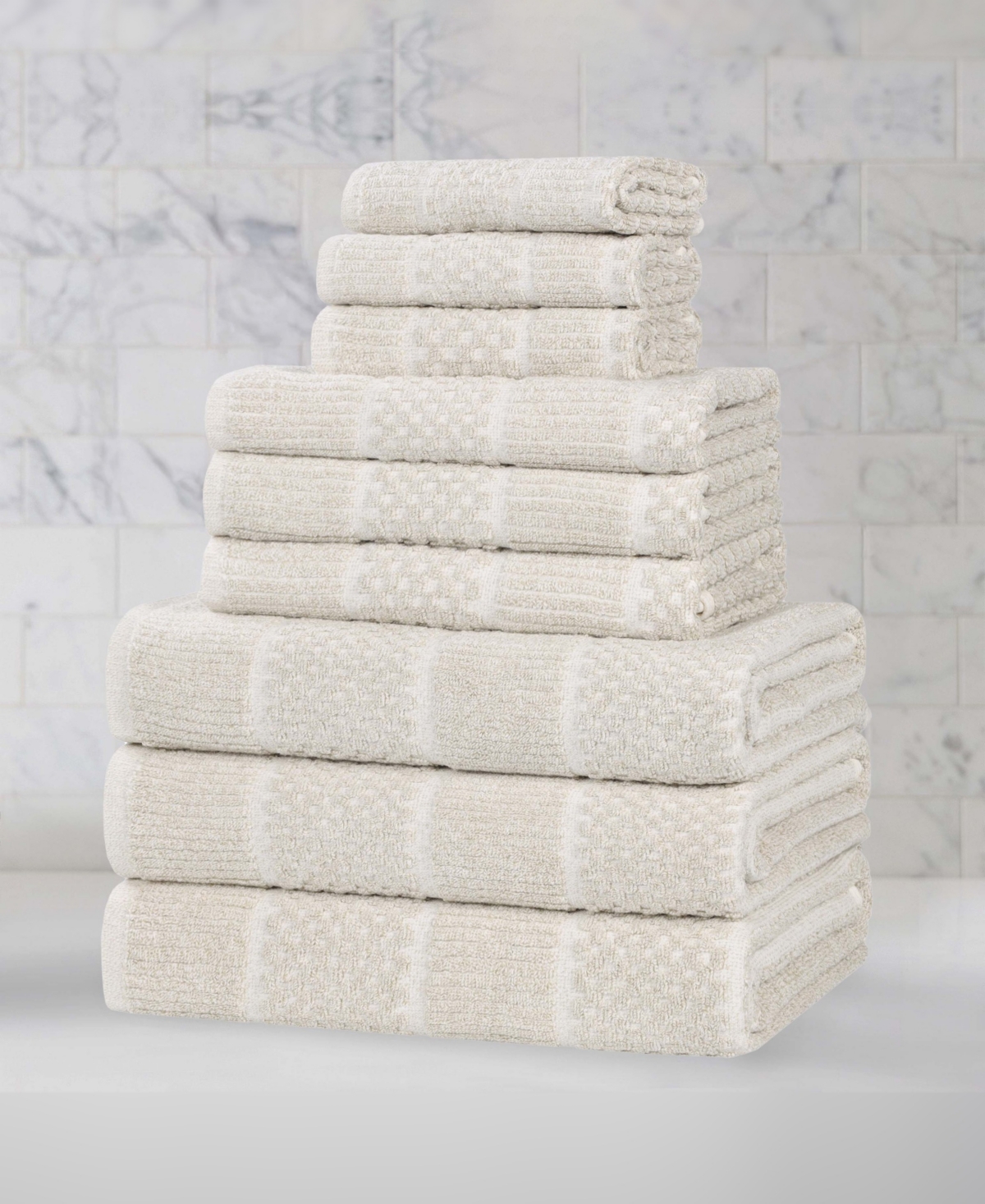 Superior Juno Cotton Blend -Piece Towel Set