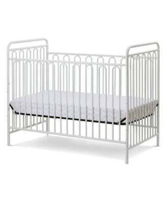 Trinity 3 in 1 Convertible Full Sized Metal Crib in Alabaster