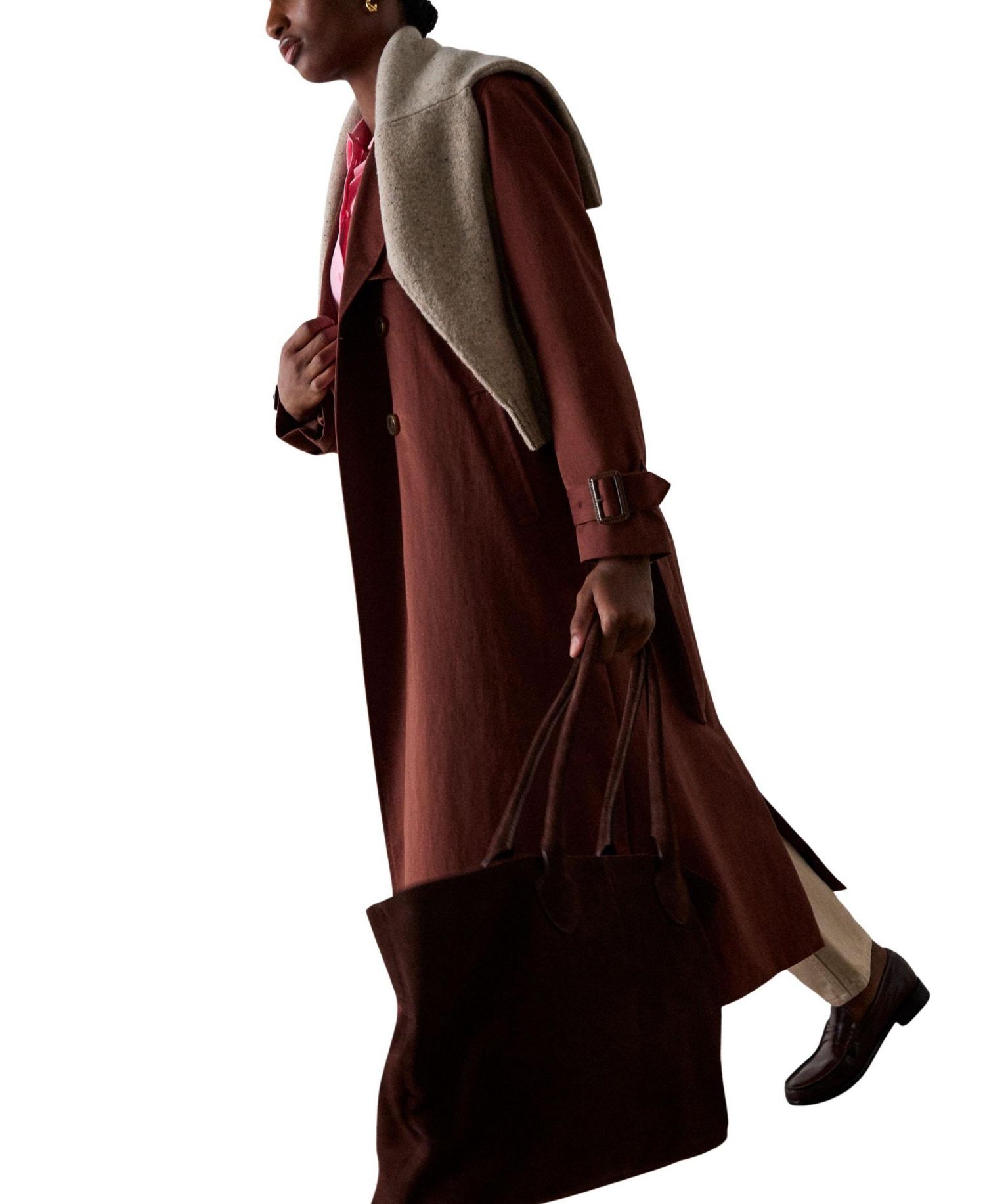 Women's Valentina Double-Breasted Trench Coat