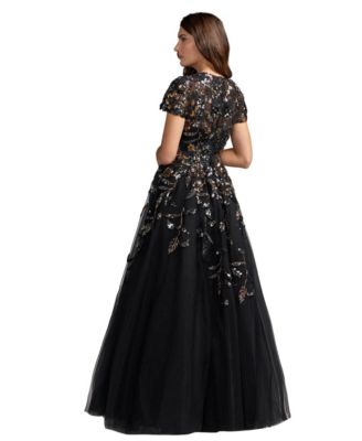 Women's Black Embellished & Sequin Dresses
