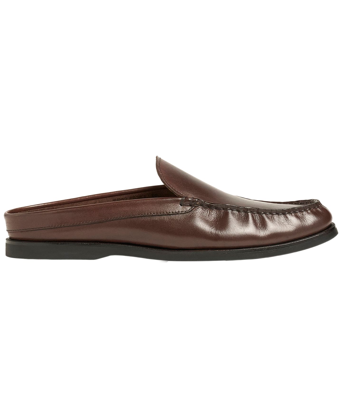 Мужские сабо Anthony Veer Modena Cushioned Insole Leather Mules, цвет: Каштановый коричневый кожаный — фото 2