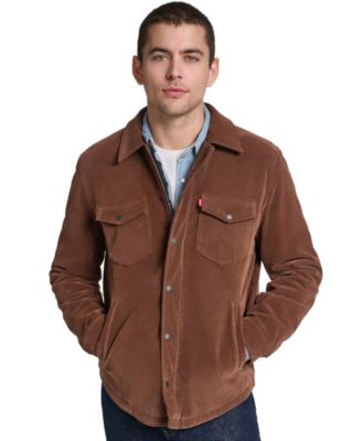 Men's Faux Suede Western Shirt Jacket
