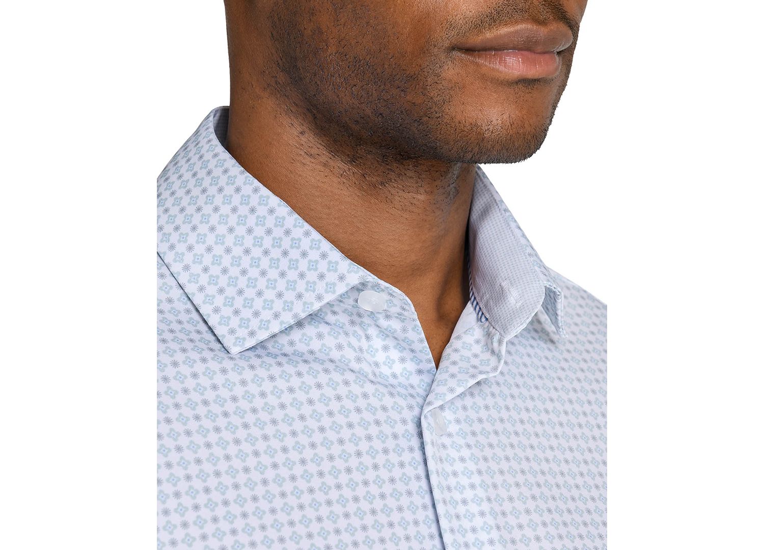 Men's Slim-Fit Stretch Dress Shirt