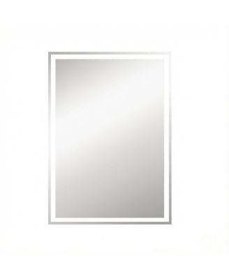 Modern Lighted Makeup Mirror Wall Mounted LED Bathroom Vanity Mirror Only Mirror