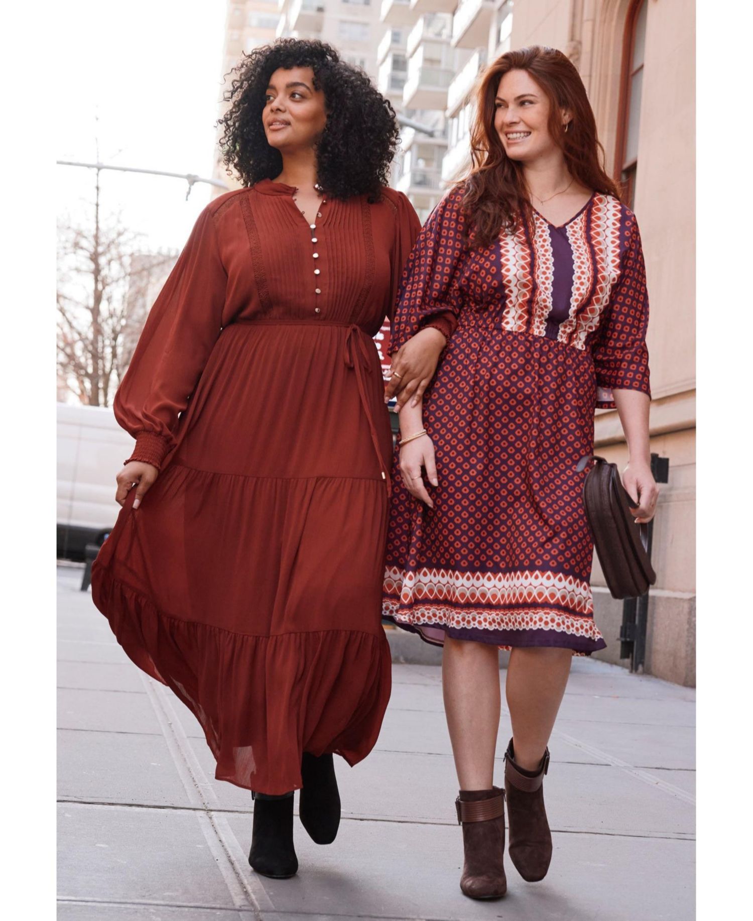 Plus Size Juliette Boho Smocked-Waist Dolman-Sleeve Satin Dress