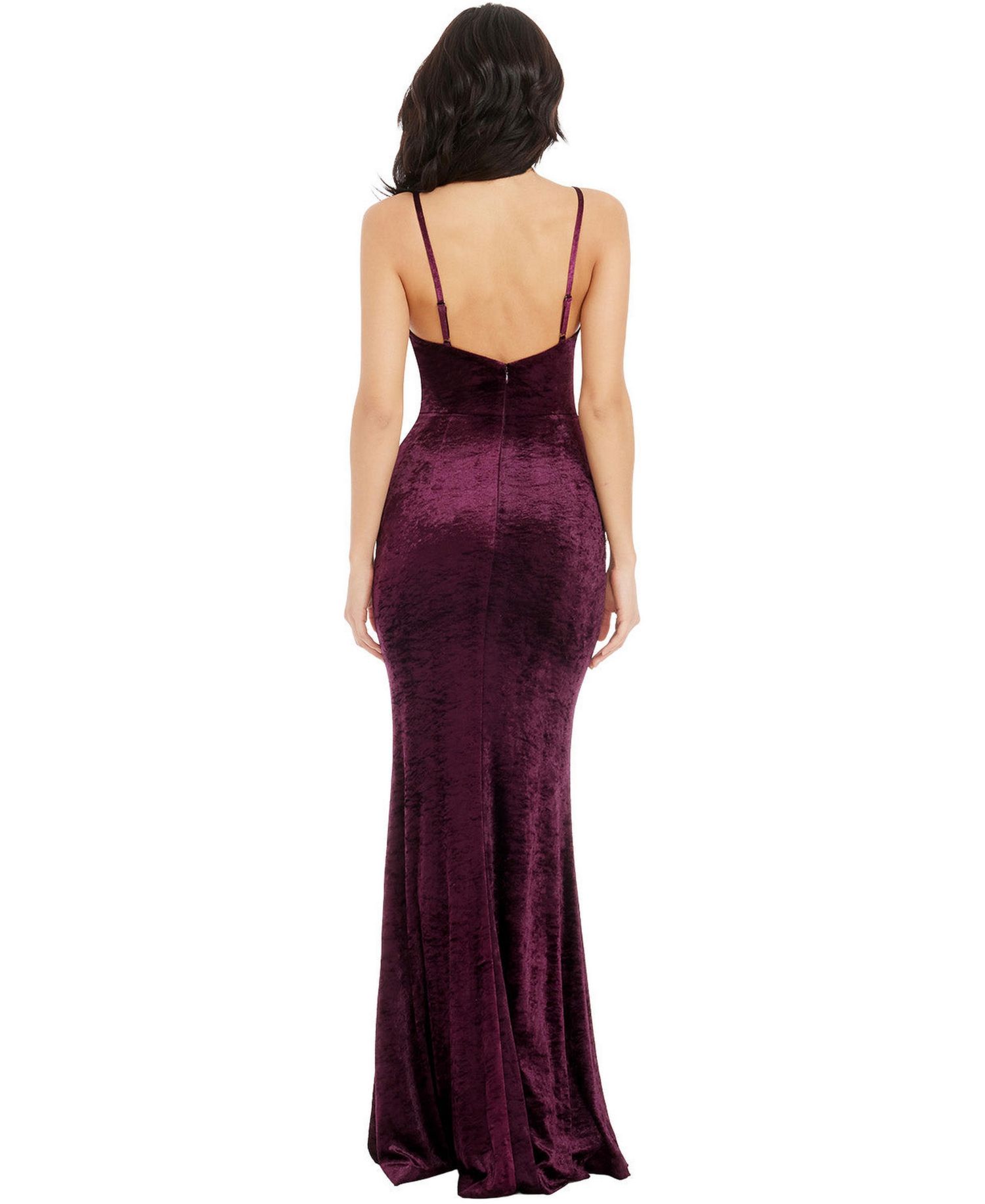 Women's Giovanna Sweetheart Neck Velvet Mermaid Gown
