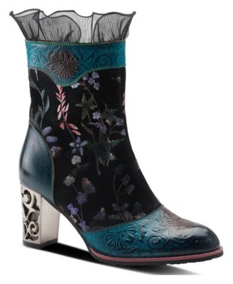 Women's Gaga Mid-Calf Boots with Side Zipper