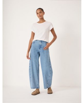 Women's Bree Horseshoe Barrel Leg Jeans