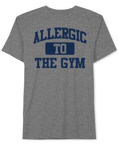 Jem Men's Allergic to the Gym Graphic-Print T-Shirt
