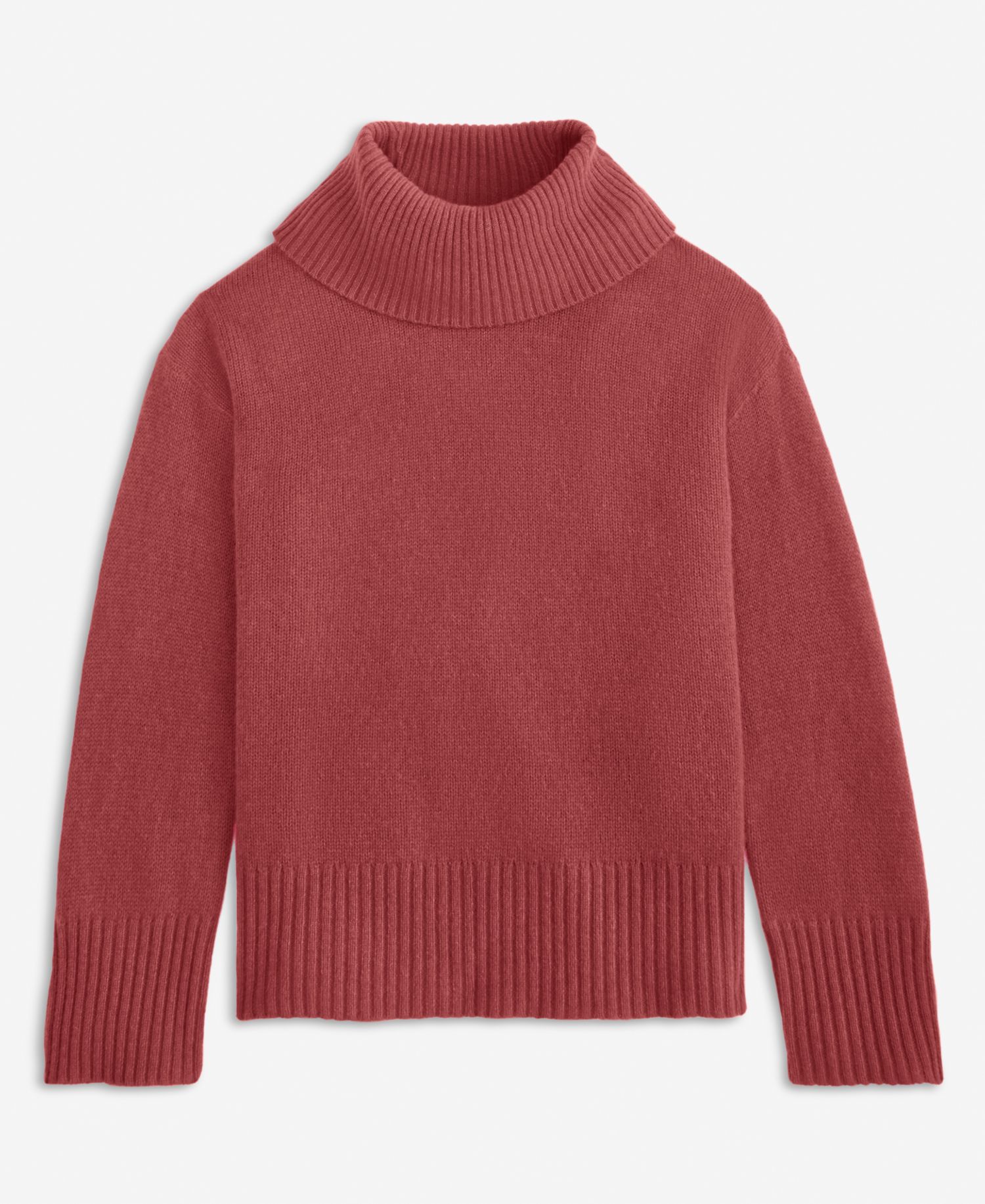Women's 100% Cashmere Relaxed Turtleneck Sweater
