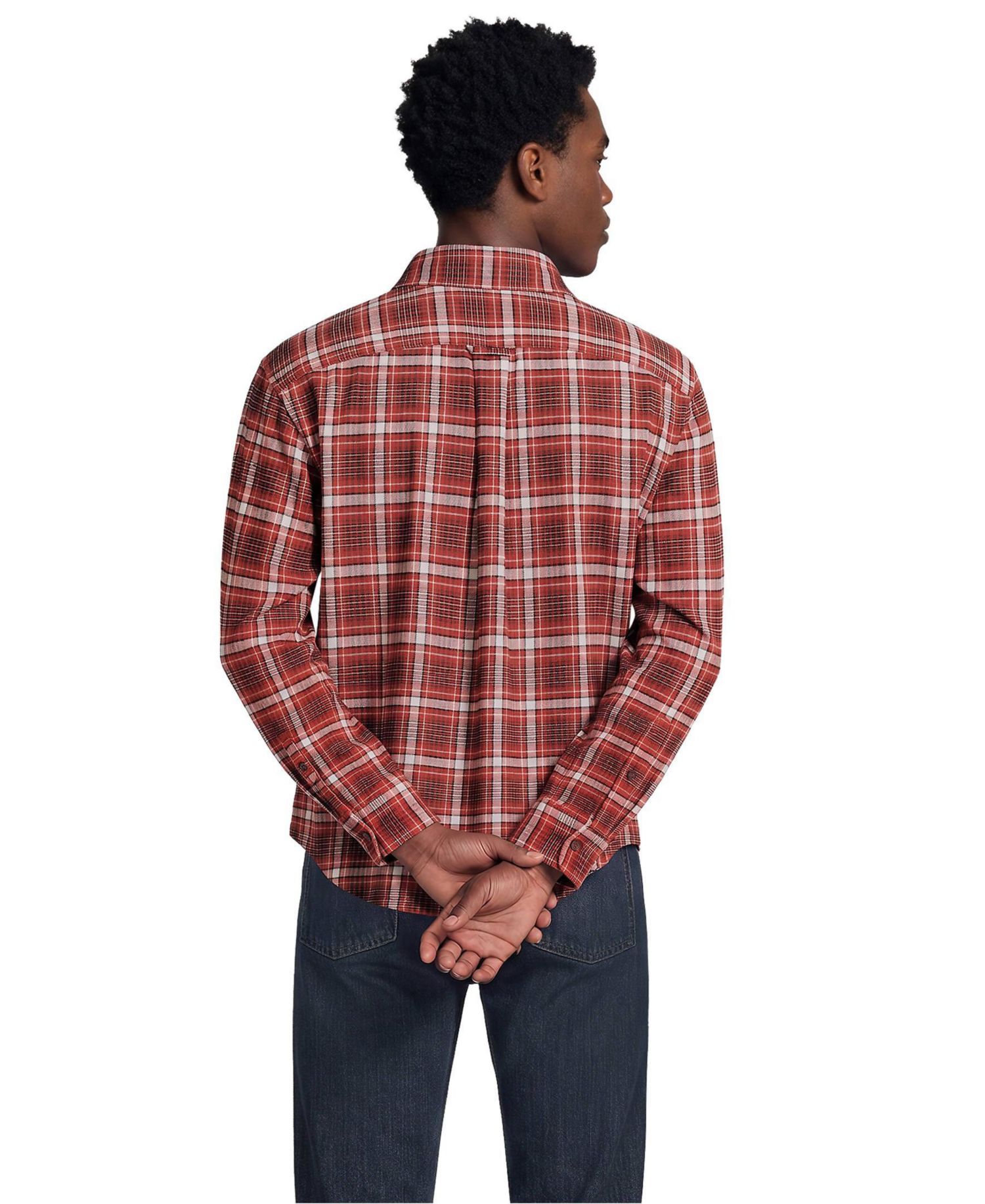 Men's Long Sleeve Classic Fit Flagship Flannel Shirt