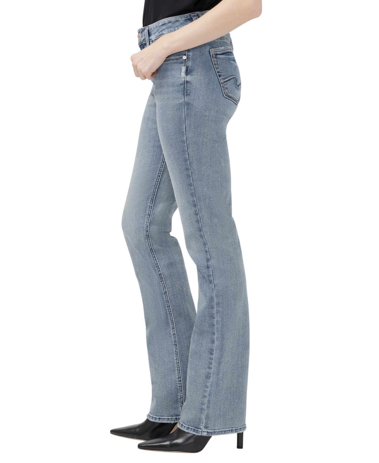 Women's Elyse Slim Boot Stretch Bootcut Cotton-Blend Jeans