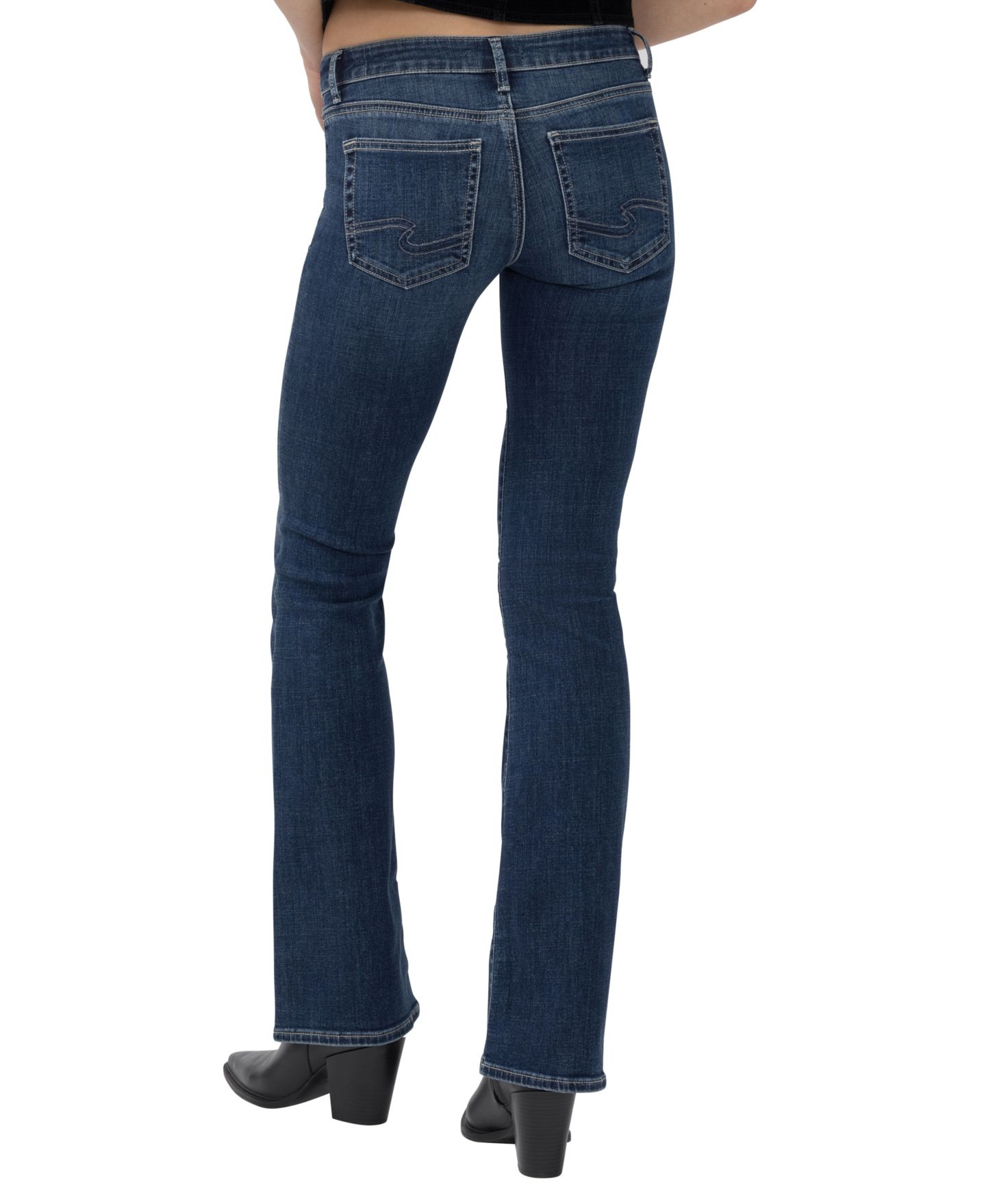 Женские джинсы Silver Jeans Co. Tuesday Bootcut Low-Rise, цвет: Bonsteel — фото 2