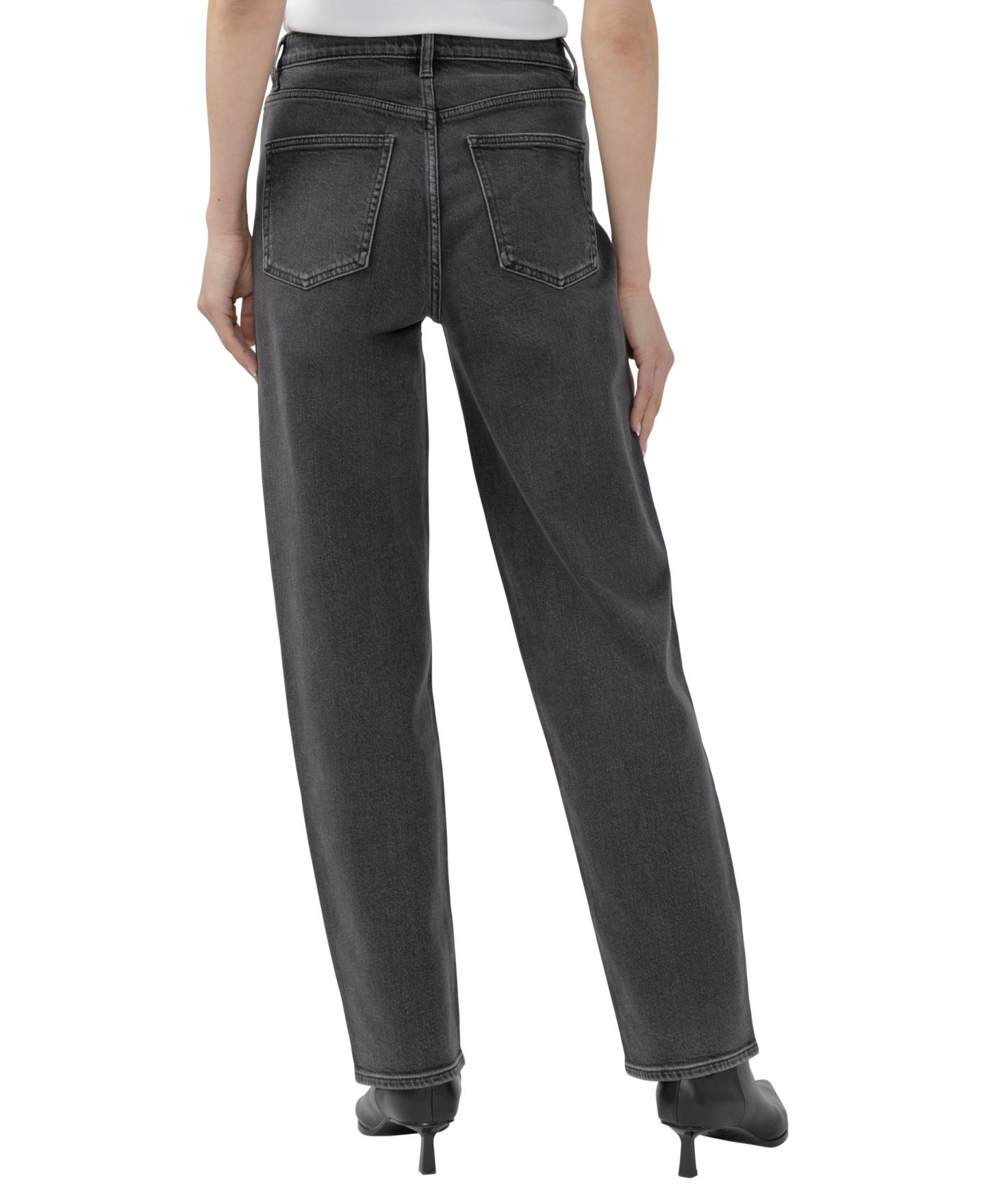 Женские прямые джинсы Silver Jeans Co. Highly Desirable с высокой посадкой, цвет: Offbeat — фото 3