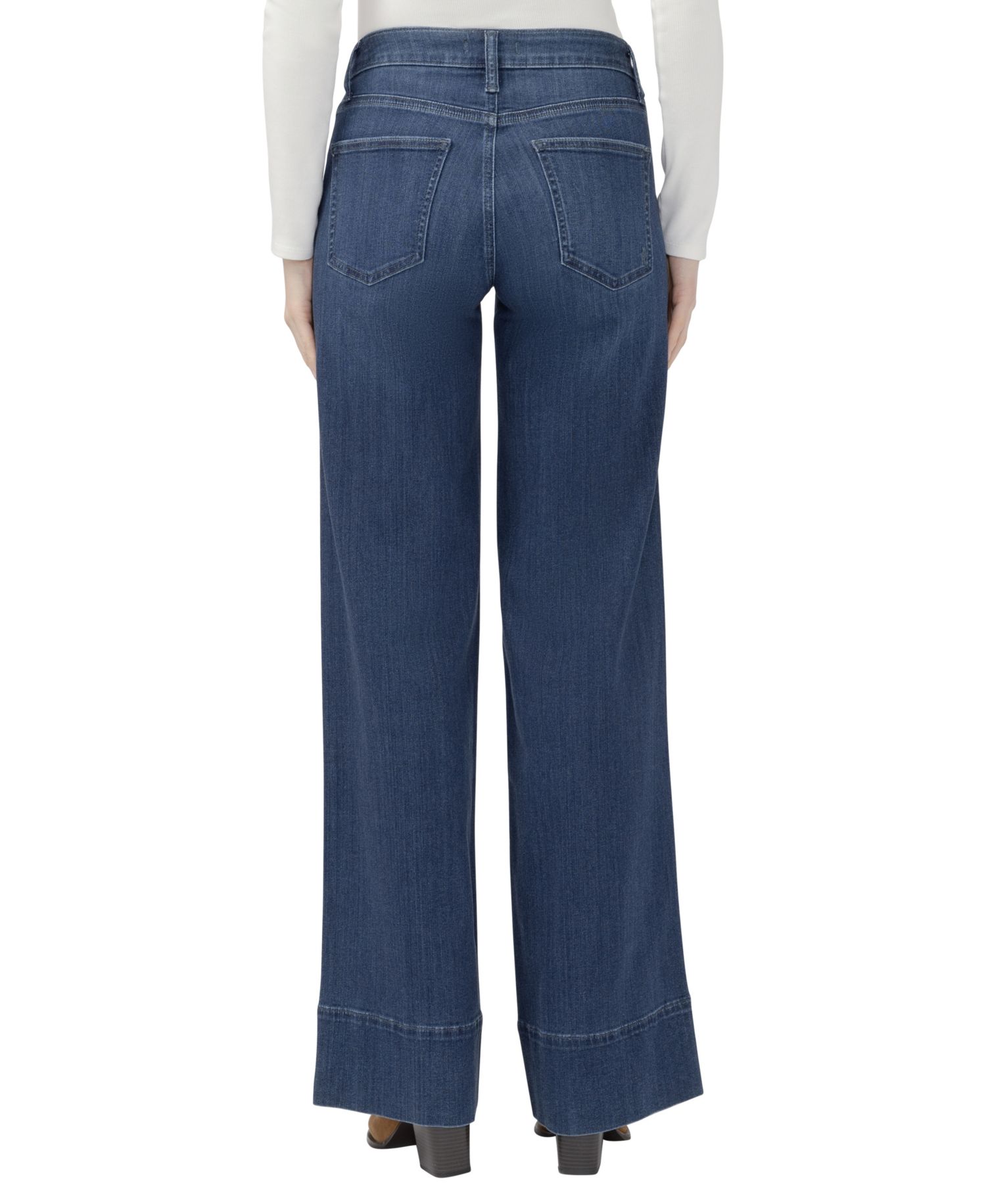 Women's Suki Mid-Rise Wide-Leg Jeans