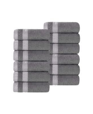Hays Cotton Absorbent Quick Dry 12-Piece Washcloth Set
