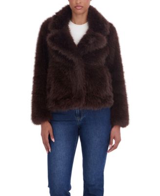 Women's Long Hair Faux Fur Jacket