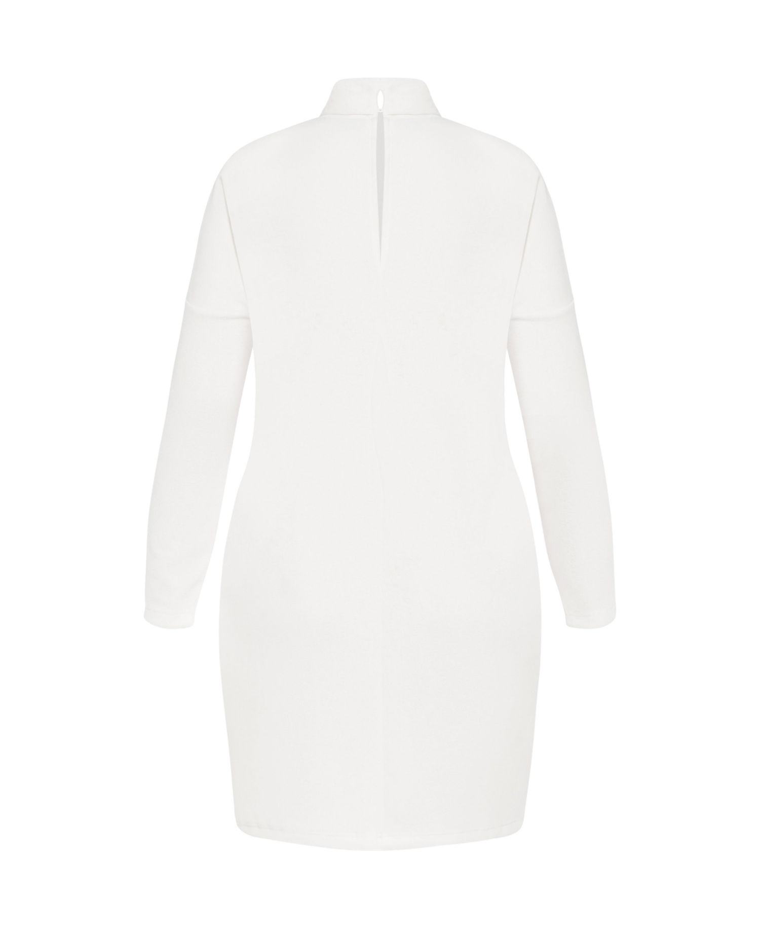 Plus Size Wrap Neck Dress