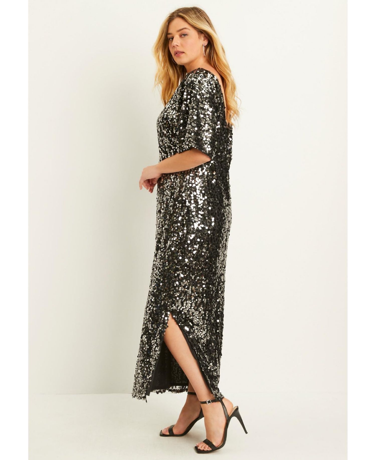 Women's June and Vie Sequin Midi Dress