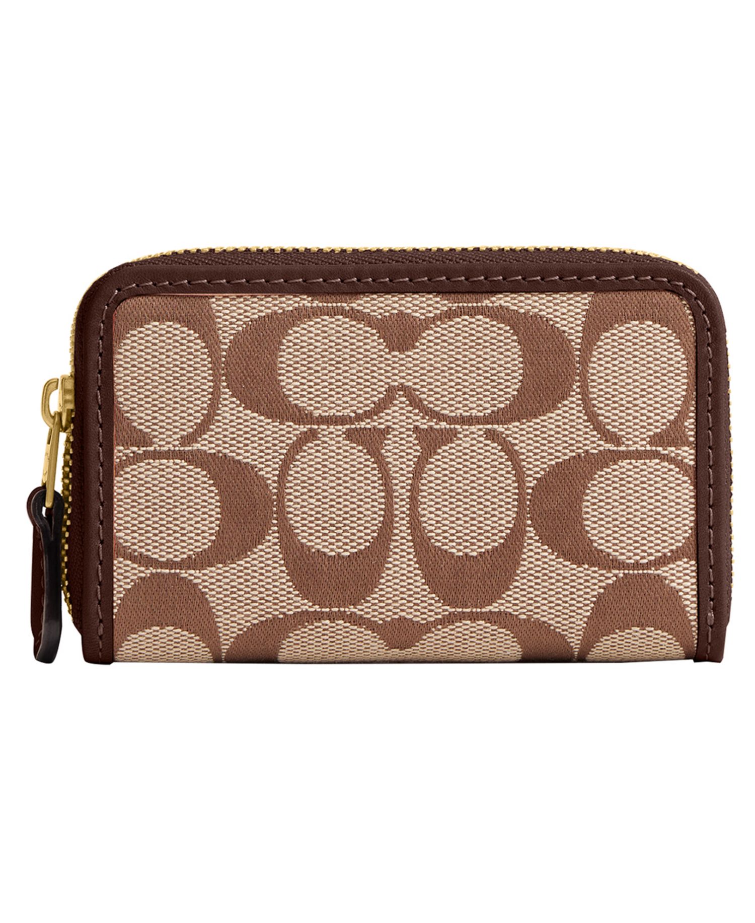 Essential Signature Jacquard Zip Around Wallet