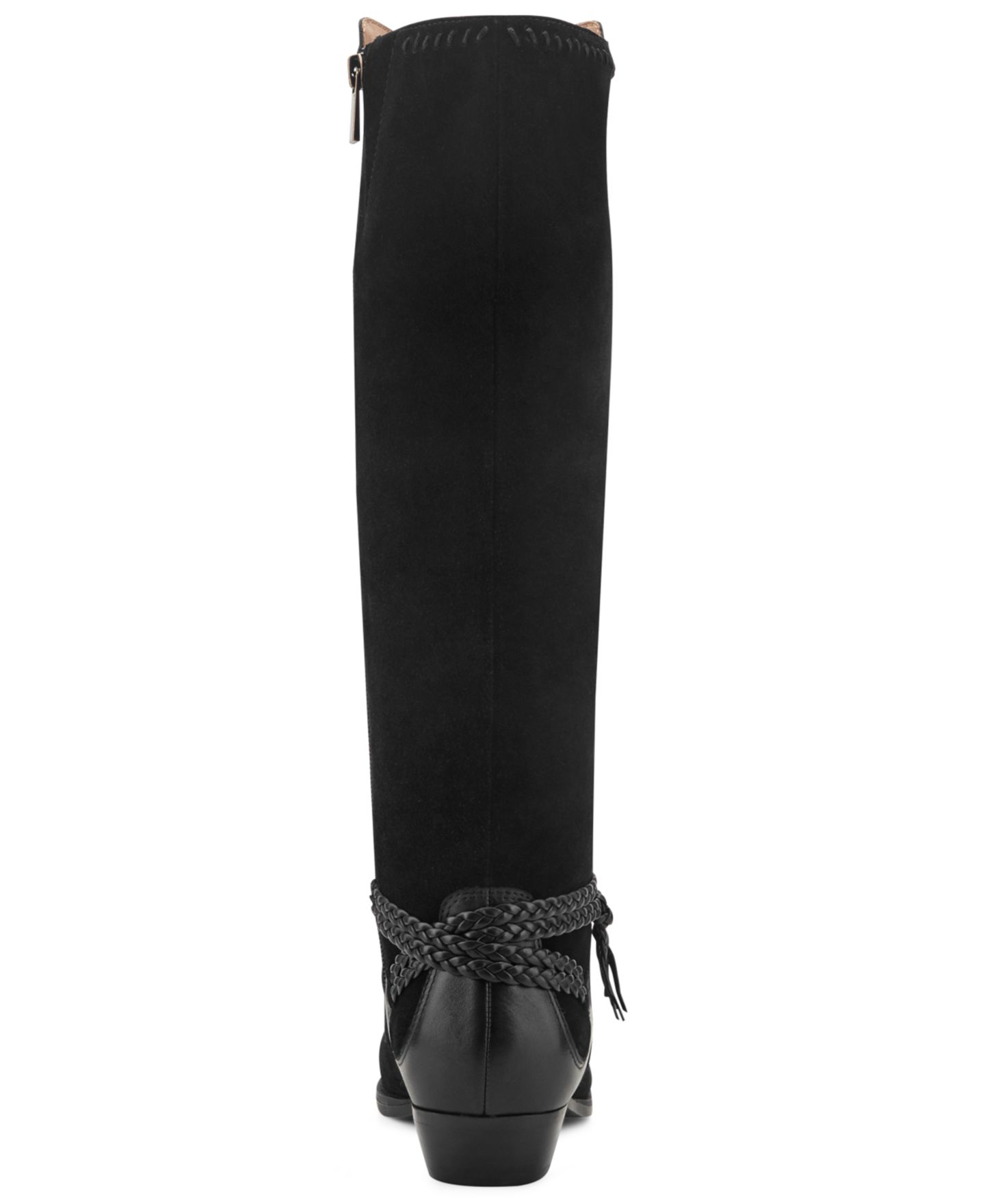 Женские ботинки Earth Perla Tall Suede Riding, цвет: Чёрный замшевый — фото 3