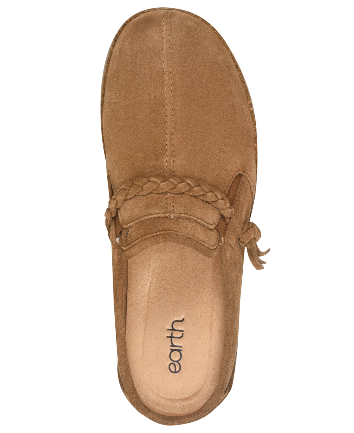 Women's Rosalin Suede Braided Slip-On Clogs