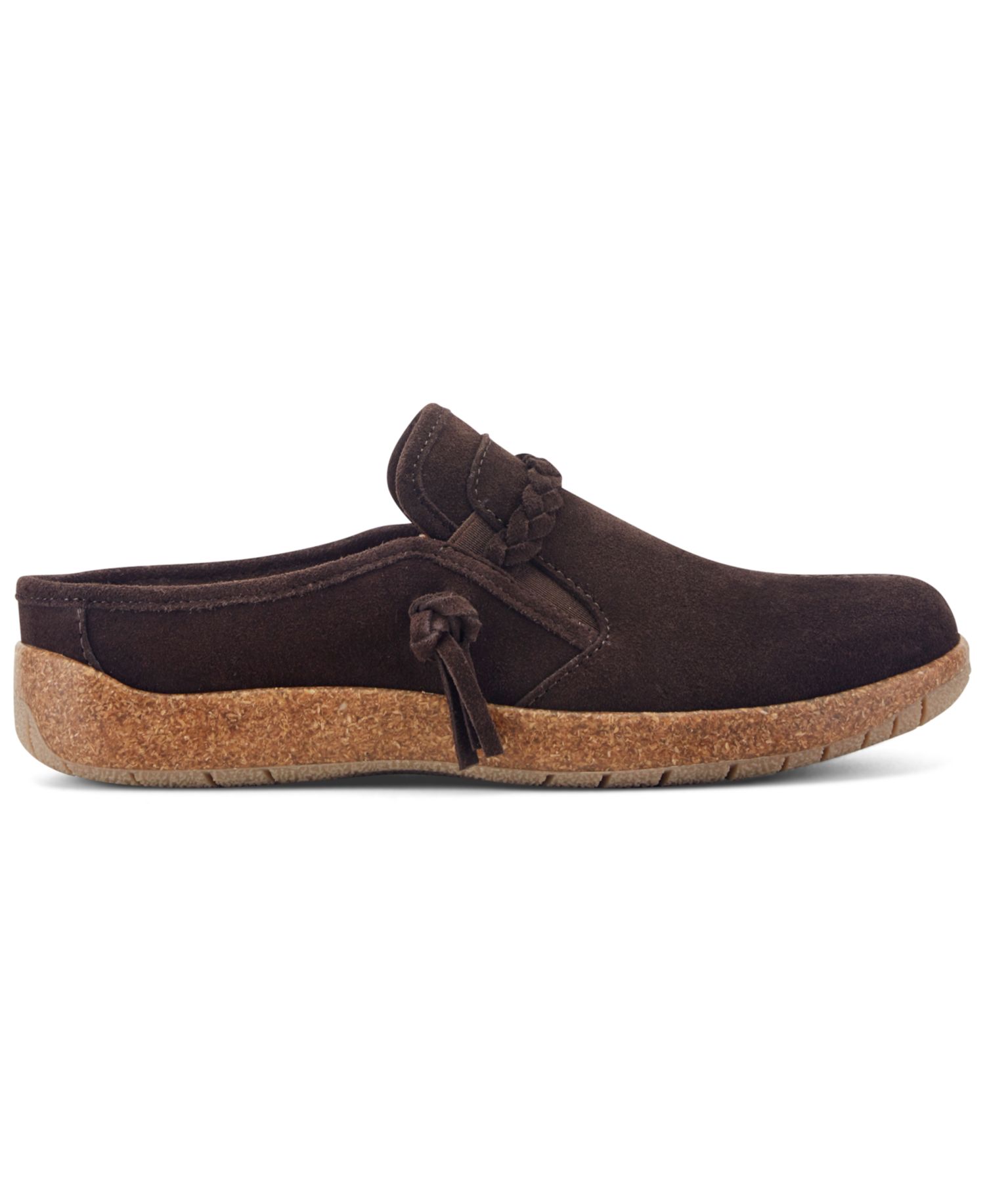 Women's Rosalin Suede Braided Slip-On Clogs