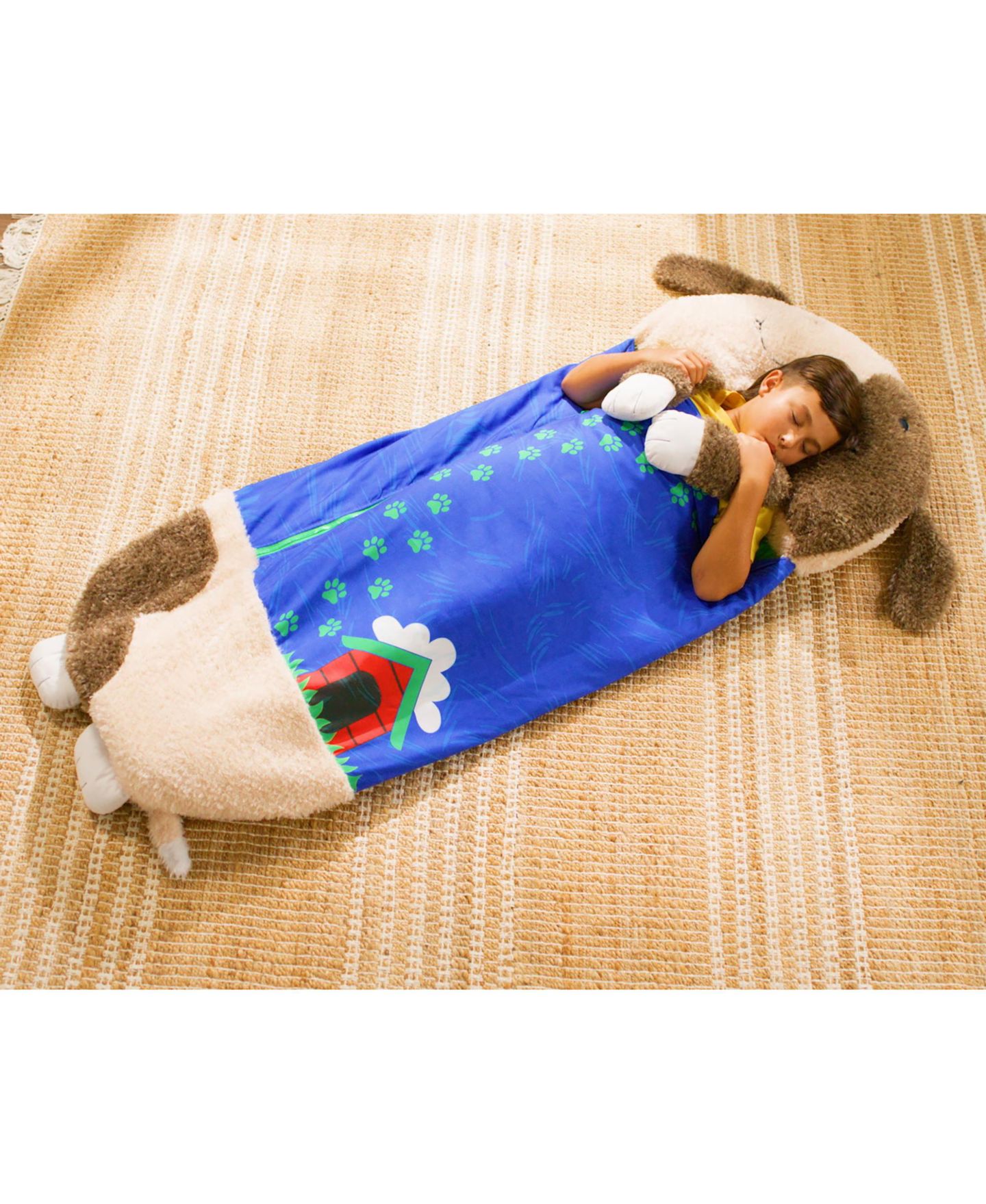 Детские мягкие игрушки Happy Nappers Medium Dog Weighted-Arms Pillow Sleepy Sack — фото 7