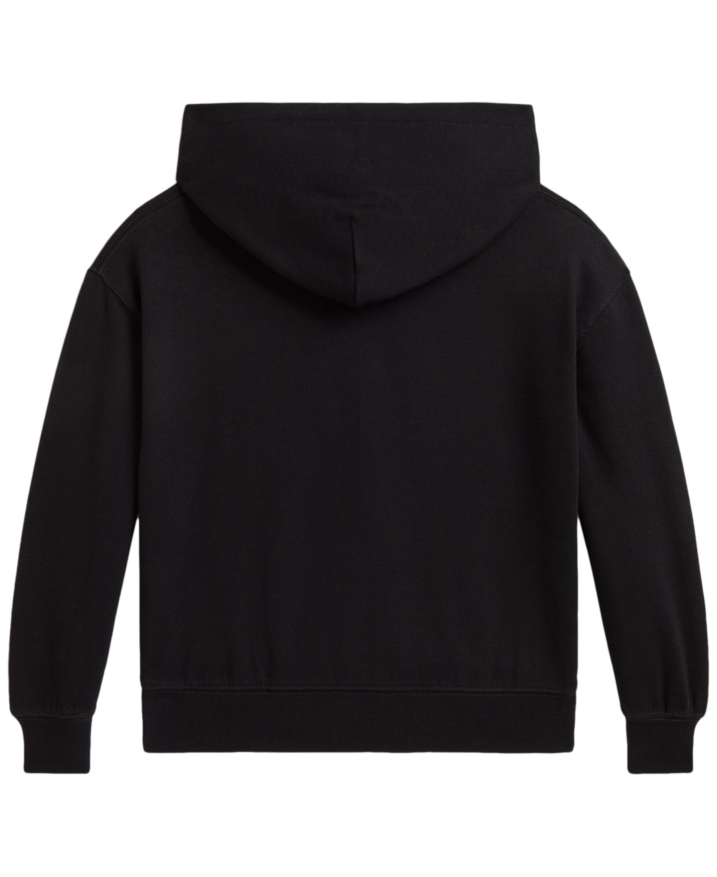 Худи Polo Ralph Lauren Logo Fleece для девочек, цвет: Чёрный — фото 5