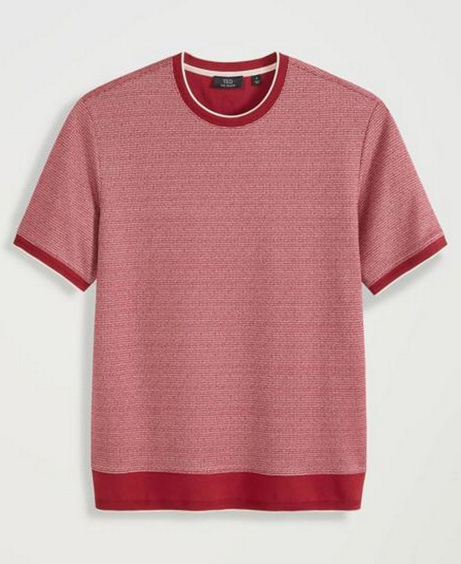 Men's Berkeley Jacquard Ribbed Crewneck T-Shirt