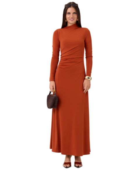 Женское платье RACHEL Rachel Roy Ramy Long-Sleeve Maxi, цвет: Picante