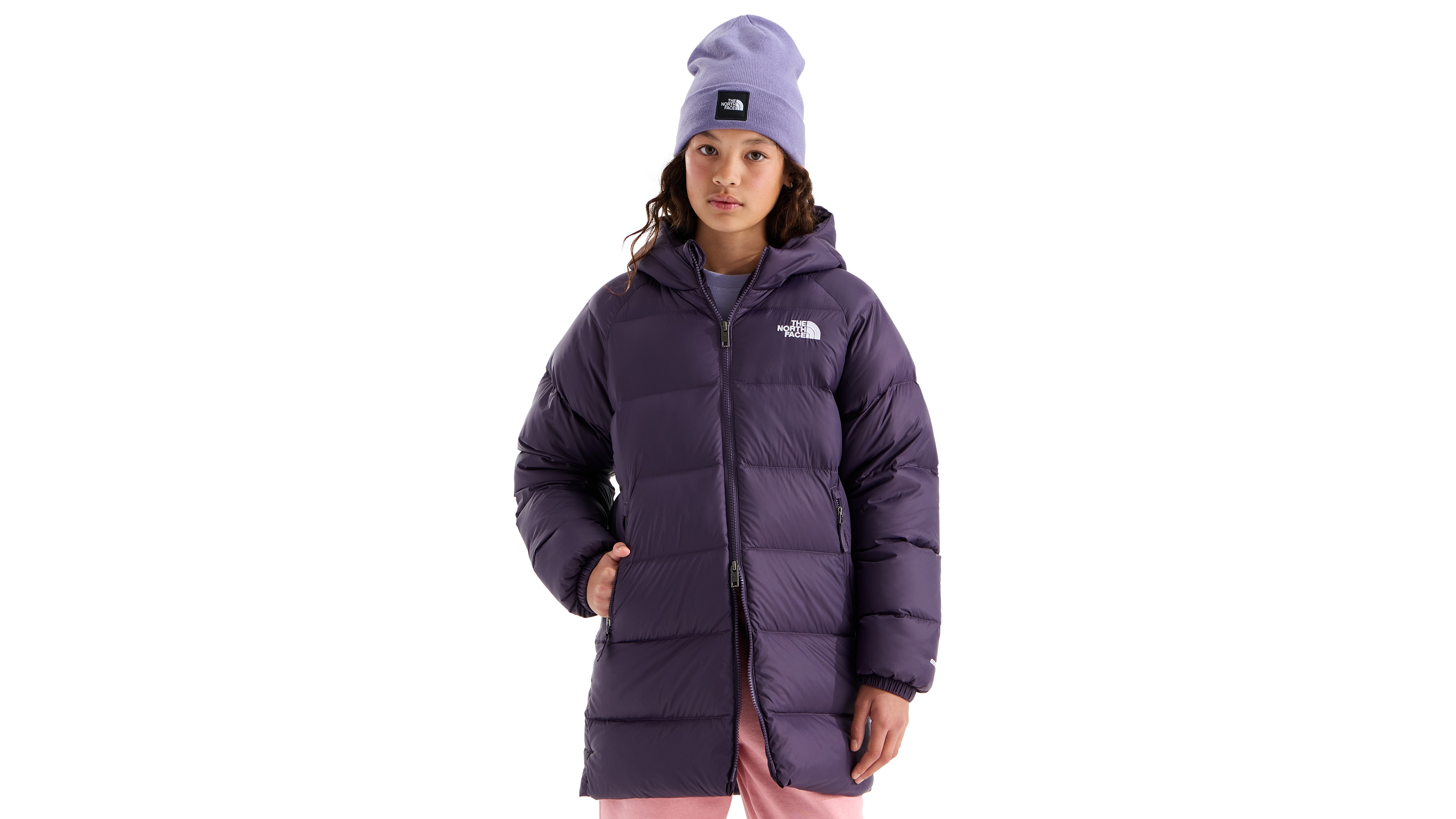 The North Face Boys' and Girls' 7-20 Hydrenalite Down Hooded Parka Jacket
